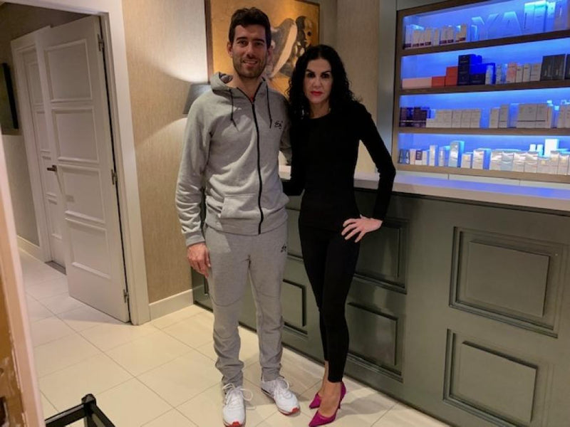 Borja Golán se prepara para iniciar la temporada de squash con Indiba Médico