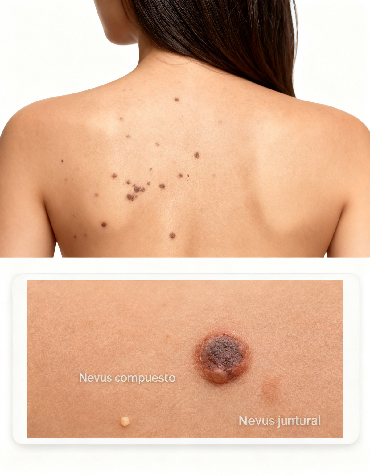 Nevus melanocíticos · Clínica Yolanda Albelda, Santiago