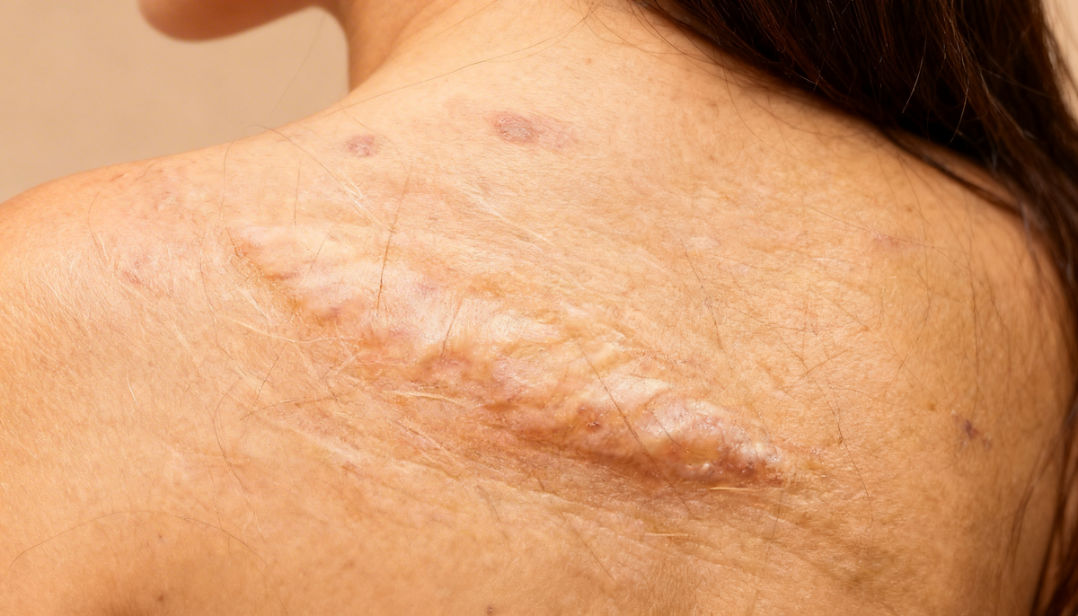 Cicatrices atróficas, hipertróficas y queloides