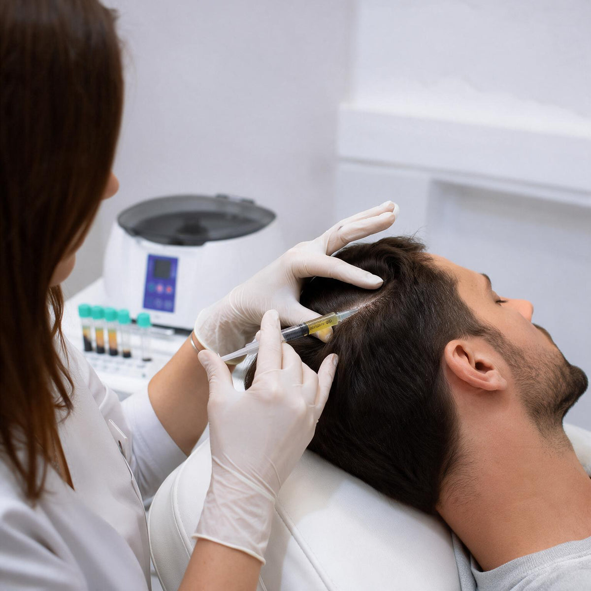 PRP (plasma enriquecido en plaquetas) capilar