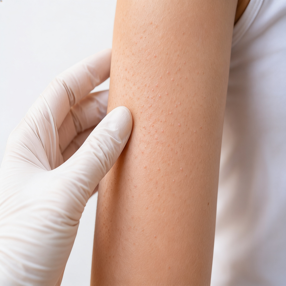 Queratosis pilar · Clínica Yolanda Albelda, Santiago